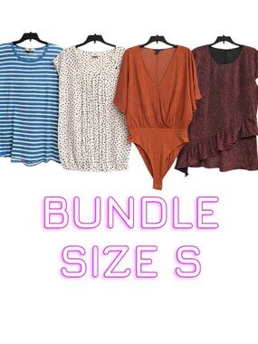 💥🚀💥 Bundle 4 Tops Size S Michael Kors Loft F21 Parallel Style Deal